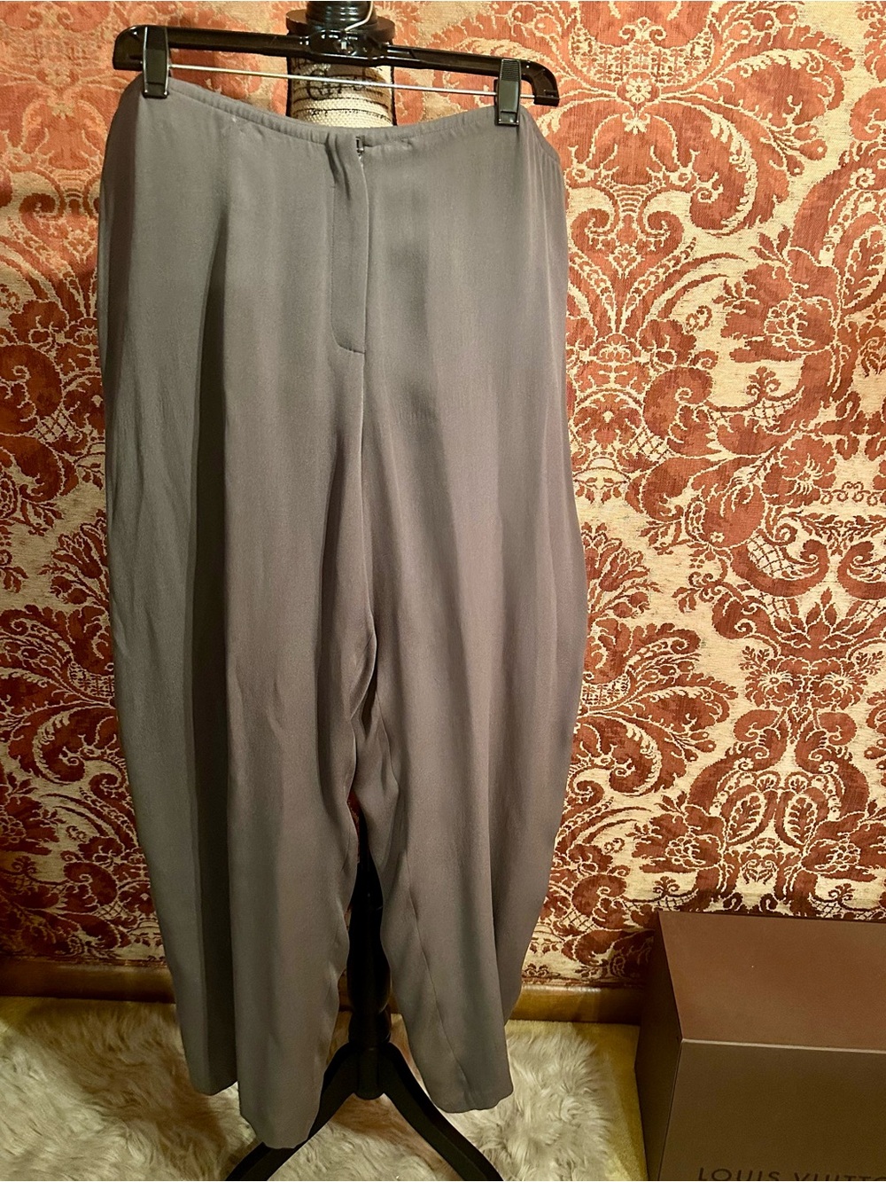 Eileen Fisher Soft Gray Wide-Leg Pants